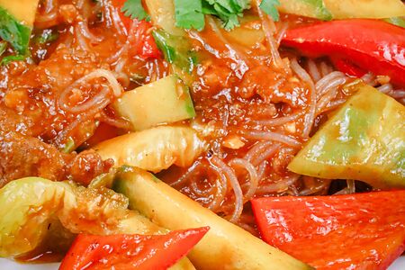 Фунчоза с курицей