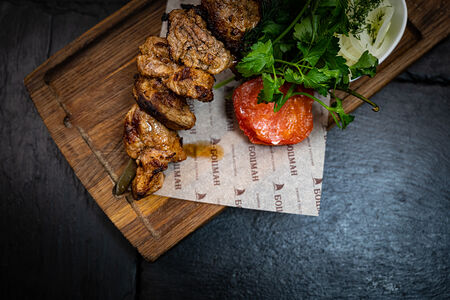 Шашлык из cвинoй шейки