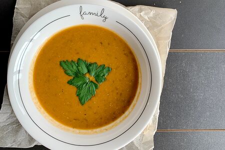 Суп-пюре из чечевицы