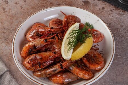 Креветки магаданские жареные