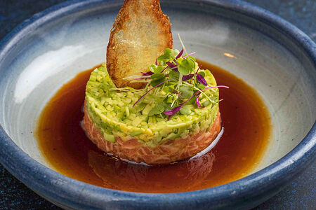 Тартар из лосося