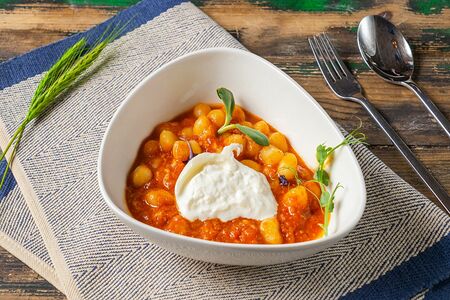 Ньокки с бурратой