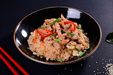 Тайский рис с курицей