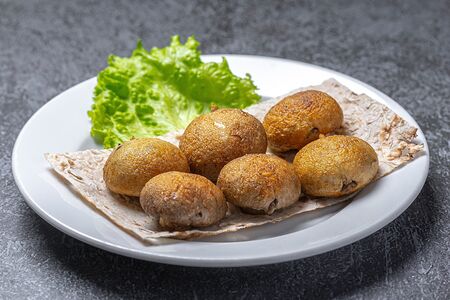 Шашлык из шампиньонов