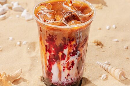 Латте Ягодный пломбир