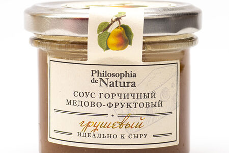 Соус горчичный медово-фруктовый Груша 100 г Philosophia de Natura