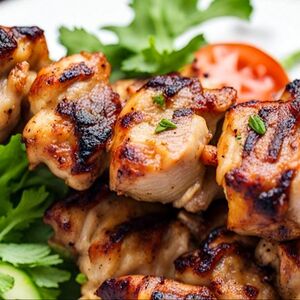 Шашлык из филе куриного бедра