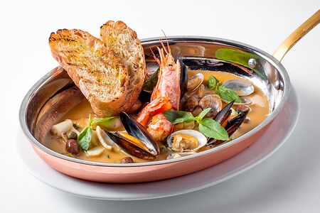 Соте из морепродуктов