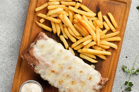 Ребрышки с сыром