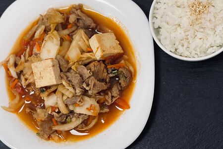 Жареное кимчи