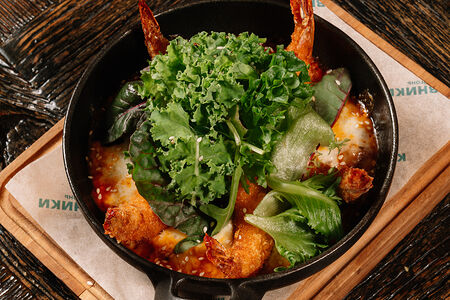 Каридеш гювеч (креветки в томатном соусе)