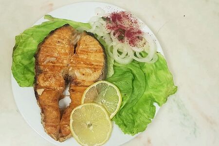 Сёмга на углях