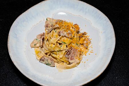 Феттуччине А-ля Карбонара