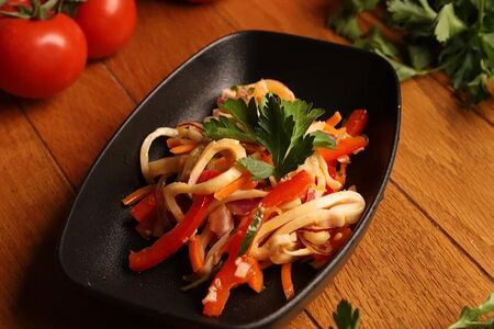 Салат Кальмар острый