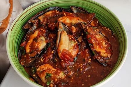 Мидии на створках