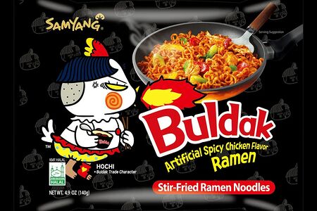 Лапша Buldak острая