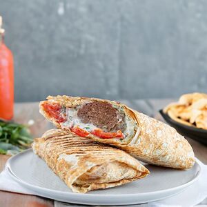 Люля куриная в лаваше