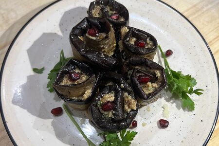 Баклажан с орехами