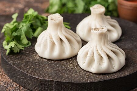 Хинкали с бараниной