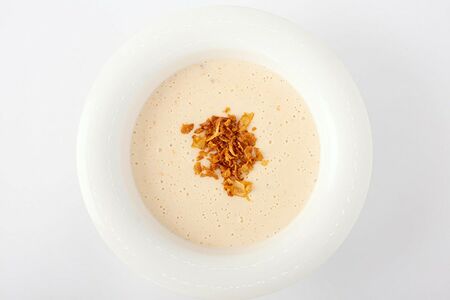 Крем суп с лососем