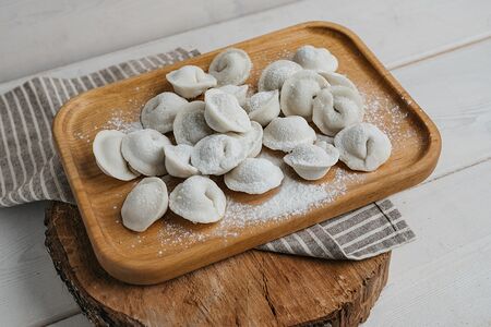 Пельмени из курицы и свинины (без глютена)