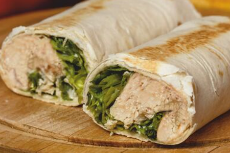 Ролл Цезарь с курицей