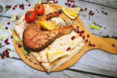 Шашлык из семги