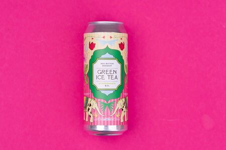 Red Button Brewery green ice tea pomegranate