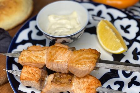 Шашлык из сёмги