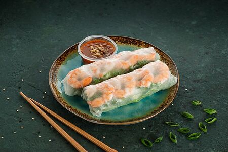 Спринг-ролл с креветкой