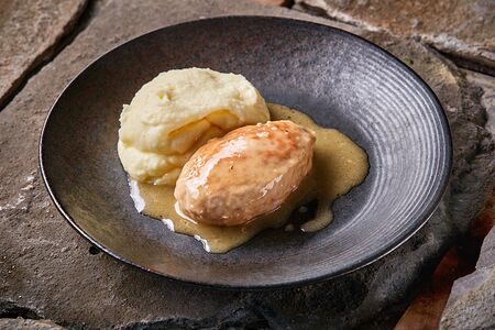 Котлета из цыпленка с пюре