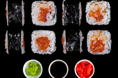 Острый с лососем