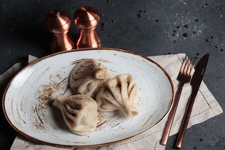 Хинкали с бараниной