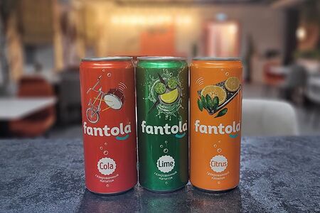 Напиток в железной банке в ассортименте