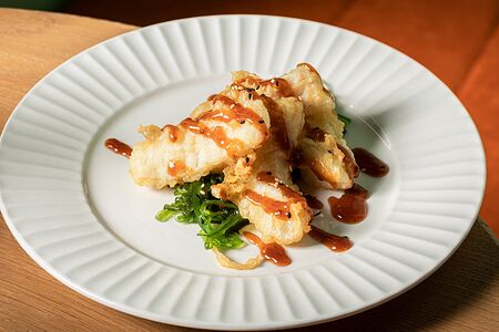 Филе трески в кляре с чукой