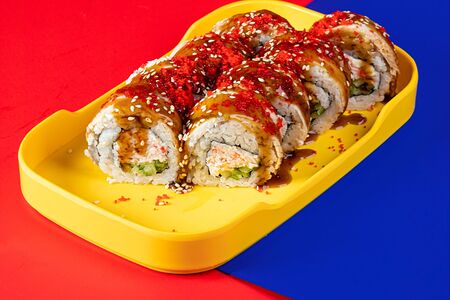 Наруто ролл с крабом