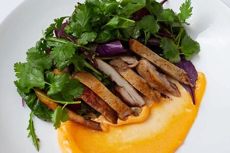 Салат с цыпленком