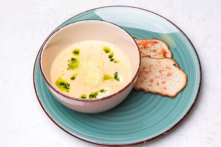 Сырный суп с фрикадельками