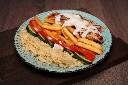 Шаверма на блюде Cтандарт