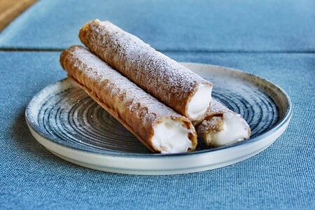 Трубочка с кремом маскарпоне