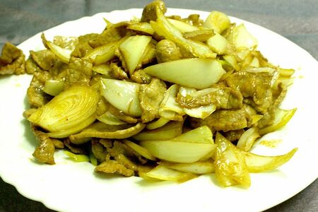 Жареная свинина с луком №214/2