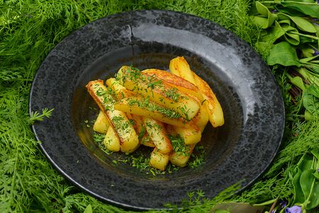 Картофель, жаренный с луком