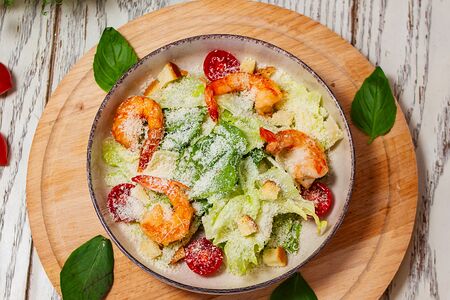 Цезарь с креветками