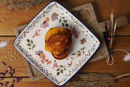 Оладьи тыквенные