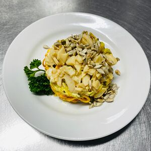 Салат из цыпленка с шампиньонами