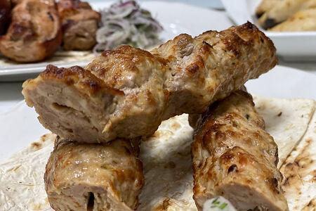 Люля-кебаб из курицы и свинины