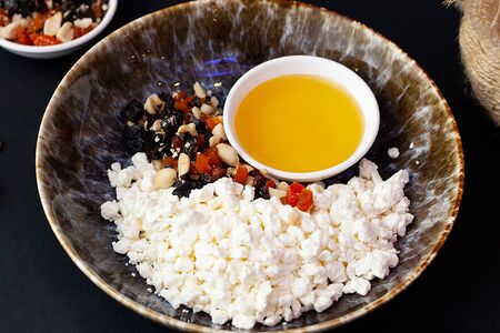 Творог с сухофруктами