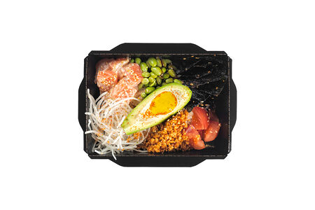 Боул с лососем