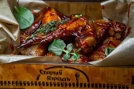 Куриные крылышки барбекю