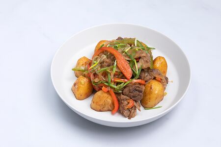 Баранина с луком